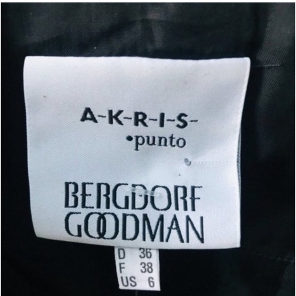 AKRIS PUNTO BERGDORF GOODMAN Black Casual LBD Dress Size 6 - Picture 5 of 6
